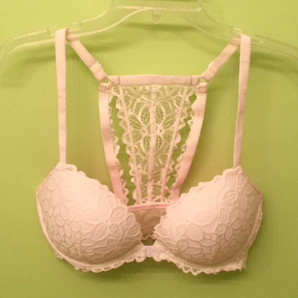 Victoria’s Secret lacy racer back push up bra